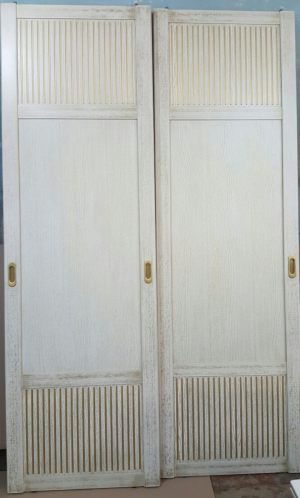 Двери для шкафа купе с фрезеровкой Юрга